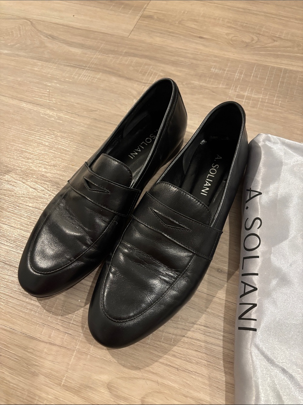 A.soliani Lodi Due Leather loafer